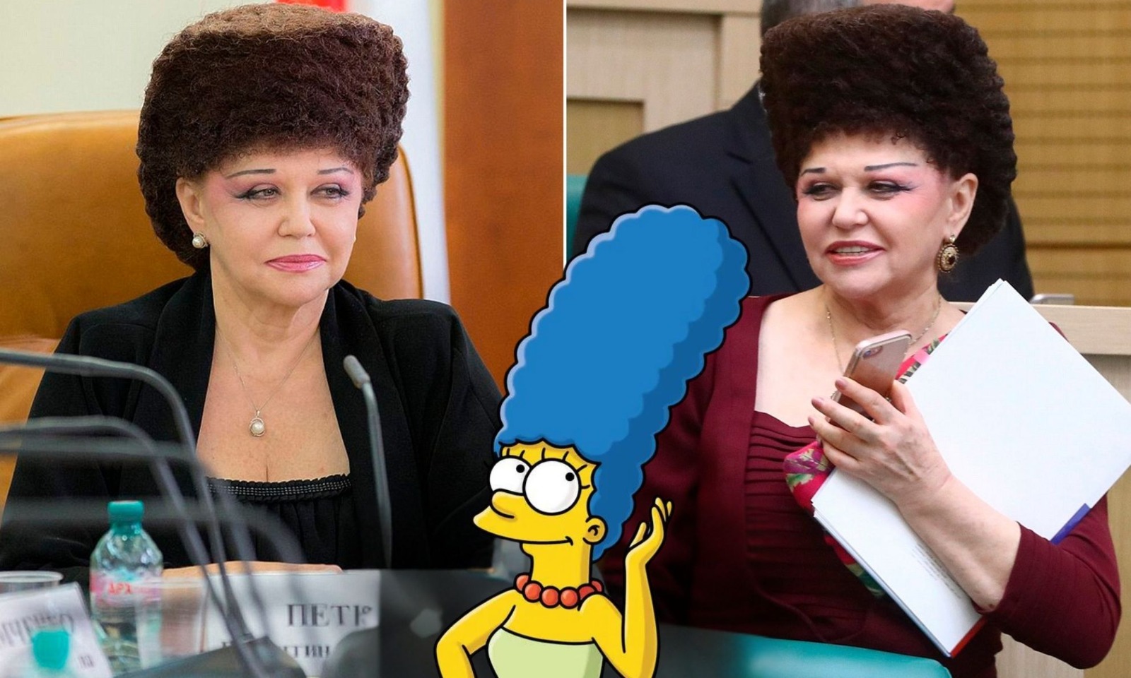 Cine este Valentina Petrenko, senatoarea din Rusia care a devenit virală din cauza coafurii sale. Internauții spun că seamănă cu Marge Simpson