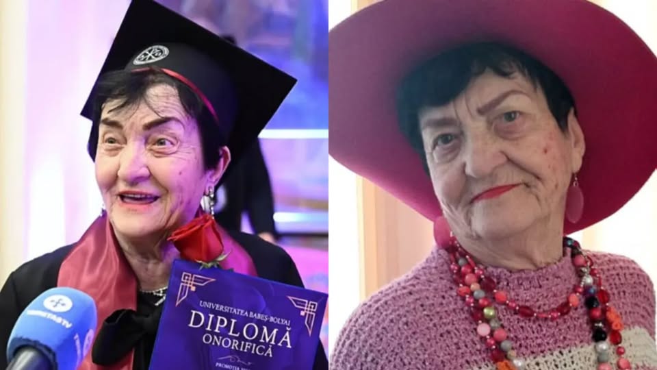Poveste impresionantă în România! A absolvit facultatea la 90 de ani și a devenit cea mai vârstnică studentă din țară