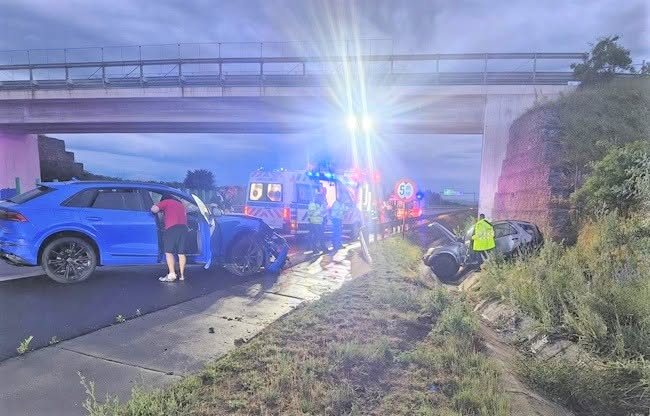 Trafic dat peste cap după un accident pe autostradă…