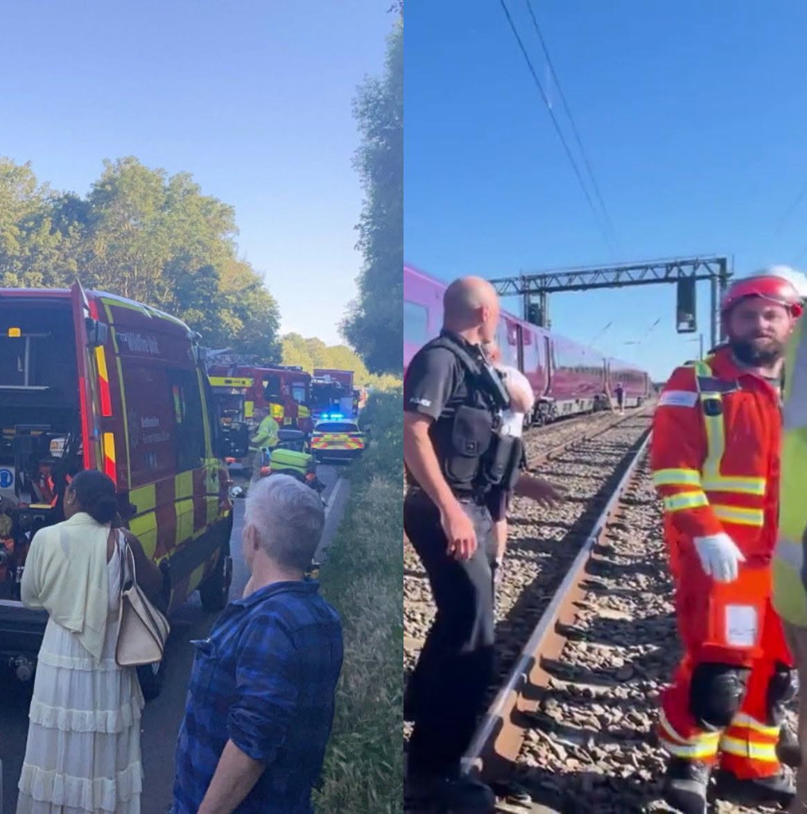 Momente de coșmar! Peste 80 de răniți după coliziunea a două trenuri