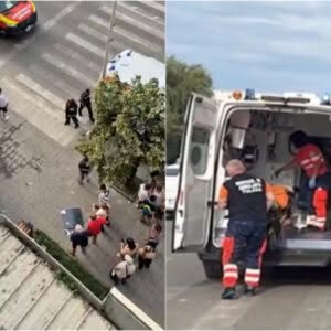 Imaginile care surprind clipa în care Tatiana și-a pierdut viața pe o bancă, în Tulcea. Totul s-a întâmplat în câteva secunde